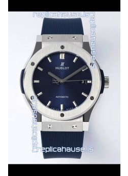 Hublot Classic Fusion Steel Blue Dial 42MM Swiss Replica Watch 1:1 Mirror Quality
