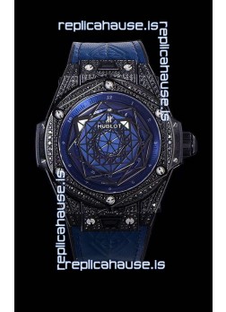 Hublot Big Bang One Click Sang Bleu 1:1 Mirror Replica in Ceramic Casing - 45MM