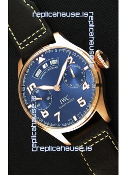 IWC Big Pilot Annual Calender Steel Blue Dial 1:1 Mirror Replica