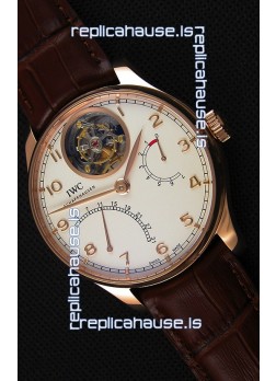 IWC Portugieser Tourbillon Mystere Retrograde IW504402 Pink Gold UPDATED 2019 Version 