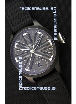 IWC Pilot Top Gun Concept Edition Replica Watch in PVD Coated Case 45.5MM