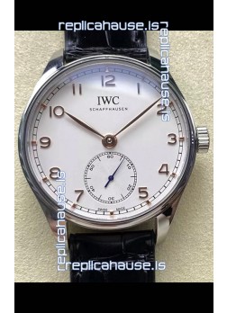 IWC Portugieser Super Clone Automatic 41 IW358303 White Dial in Steel Case