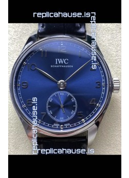 IWC Portugieser Super Clone Automatic 41 IW358305 Blue Dial in Steel Case