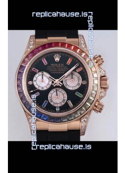Rolex Cosmograph Daytona 116598 Rose Gold 1:1 Mirror Cal.4130 Movement - 904L Steel Watch