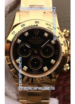 Rolex Cosmograph Daytona 116508 Yellow Gold Original Cal.4130 Movement - 904L Steel Watch