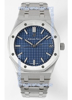Audemars Piguet Royal Oak 15500 41MM Blue Dial 904L Steel CALIBRE 4302 Movement 1:1 Mirror Replica