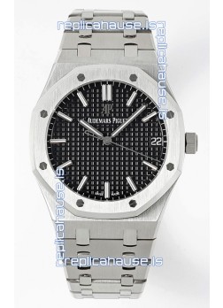 Audemars Piguet Royal Oak 15500 41MM Black Dial 904L Steel CALIBRE 4302 Movement 1:1 Mirror Replica