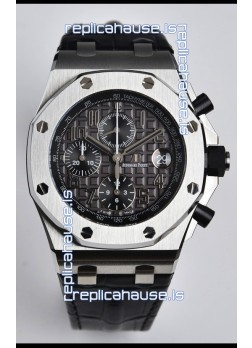 Audemars Piguet Royal Oak Offshore Grey Dial Chronograph 1:1 Mirror Replica Watch - 904L Steel 