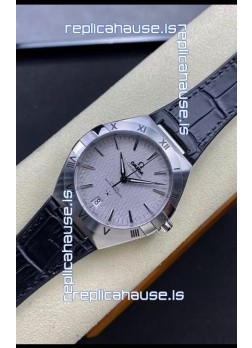 Omega Co-Axial Constellation 41MM 904L Steel Grey Dial 1:1 Mirror Replica Watch