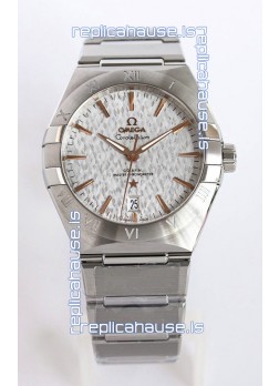 Omega Co-Axial Constellation 41MM 904L Steel Grey Dial 1:1 Mirror Replica Watch