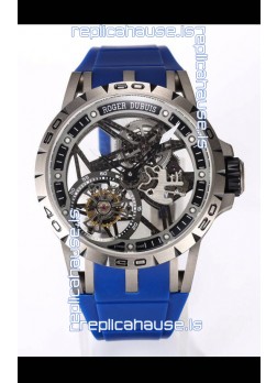 Roger Dubuis Excalibur Spider Flying Tourbillon Skeleton Titanium Casing 45MM  1:1 Mirror Swiss Watch