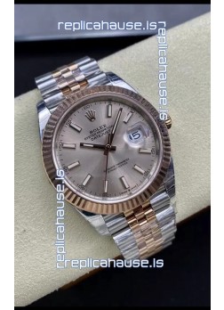 Rolex Datejust 126331 41MM ETA 3235 Swiss 1:1 Mirror Replica Watch in Rose Gold 904L Steel