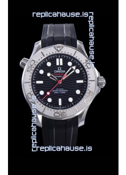 Omega Seamaster Diver 300M Nekton Edition  1:1 Mirror Replica Watch in Black Dial