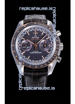 Omega Speedmaster Racing Co-Axial Master Chronograph Swiss Watch in Two Tone Bezel