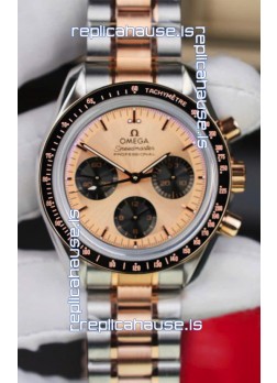 Omega Speedmaster Professional Moonwatch Two Tone Sedna Gold Swiss Replica Watch