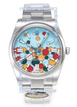 Rolex Oyster Perpetual Super Clone REF# 124300 Celebration Dial in 41MM ETA 3230 Replica Watch 