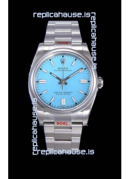 Rolex Oyster Perpetual REF#124300 41MM Cal.3230 Movement Swiss Replica Blue Dial 904L Steel 1:1 Mirror Replica Watch