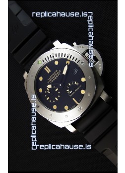 Panerai Luminor Submersible Power Reserve Steel Japanese Replica Watch