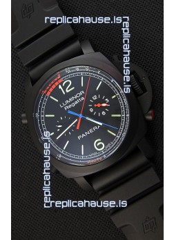 Panerai Luminor Regatta Japanese Replica Watch in PVD Case