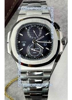 Patek Philippe Nautilus 5990/1A 904L Steel Case in Black Dial - 1:1 Mirror Replica