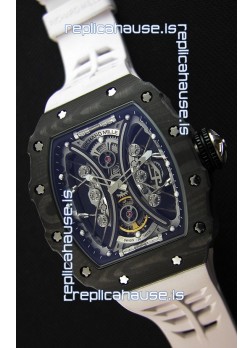 Richard Mille RM53-01 Pablo Mac Donough Black Carbon Case Swiss Replica Watch 