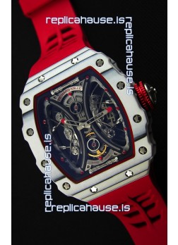 Richard Mille RM53-01 Pablo Mac Donough White Carbon Case Swiss Replica Watch 