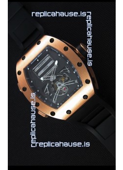 Richard Mille RM069 Tourbillon Erotic Pink Gold Case Replica Watch 