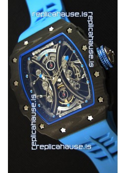 Richard Mille RM53-01 Pablo Mac Donough Carbon Case Swiss Replica Watch 