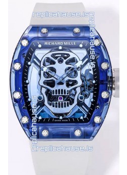Richard Mille RM52-01 Sapphire Casing with Genuine Tourbillon Movement 1:1 Ultimate Replica