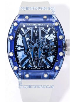Richard Mille RM27-03 Sapphire Casing with Genuine Tourbillon Movement 1:1 Ultimate Replica