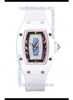 Richard Mille RM007 White Ceramic Pearl Dial Automatic Superclone Swiss Replica Watch