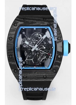 Richard Mille RM055 Black Carbon Casing 1:1 Superclone Genuine Tourbillon Watch 