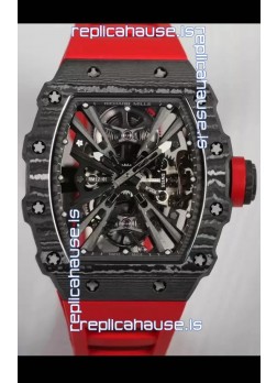 Richard Mille RM12-01 Carbon Fiber Case Genuine Tourbillon Movement 1:1 Mirror Replica Watch
