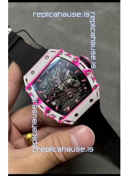 Richard Mille RM38-02 White Carbon Fiber Bubba Watson Genuine Tourbillon Movement 1:1 Mirror Replica