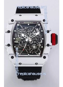 Richard Mille RM35-01 Rafael Nadal Carbon Fiber Casing with Genuine Tourbillon Super Clone Watch
