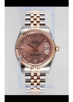 Rolex Datejust 31MM Cal.3135 Movement Swiss Replica Champange Dial Jubilee Strap - Ultimate 904L Steel Watch