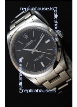 Rolex Oyster Perpetual Cal.3132 Movement Swiss Black Dial Oyster Strap - Ultimate 904L Steel Watch 