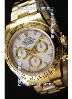 Rolex Cosmograph Daytona 116508 Yellow Gold Original Cal.4130 Movement - Improved Ultimate 904L Steel Watch