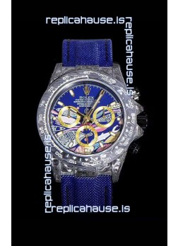 Rolex Daytona CHRONUSART Forged Cabon Casing 1:1 Mirror Replica Multicolored Dial