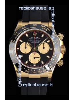 Rolex Daytona 116508 Yellow Gold Original Cal.4130 Movement - 1:1 Mirror 904L Steel Watch