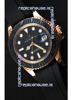 Rolex Yachtmaster Everrose Gold Japanese Replica Watch - 40MM