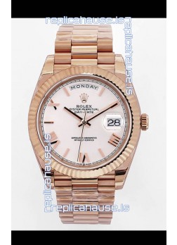 Rolex Day Date Presidential 18K Rose Gold Watch 40MM - Olive Green Dial 1:1 Mirror Quality