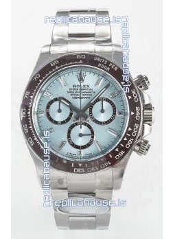 Rolex Daytona Super Clone M126506 ICE Blue Crystal Numerals Dial Original Cal.4131 Movement
