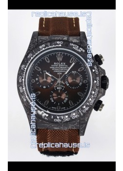 Rolex Daytona Super Clone DiW Edition Carbon Fiber Watch in Brown Dial - Cal.4130 Movement