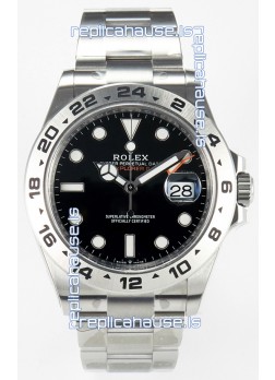 Rolex Explorer II Super Clone M216570-002 1:1 Mirror Replica Watch - Black Dial CAL. 3285 Movement