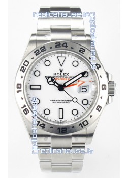 Rolex Explorer II Super Clone M216570-002 1:1 Mirror Replica Watch - White Dial CAL. 3285 Movement