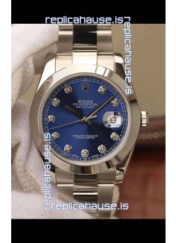 Rolex Datejust 41MM Cal.3135 Movement Swiss Replica Watch in 904L Steel Two Tone Grey Dial