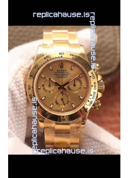 Rolex Cosmograph Daytona 116598 904L Stainless Steel 1:1 Mirror Cal.4130 Movement Watch