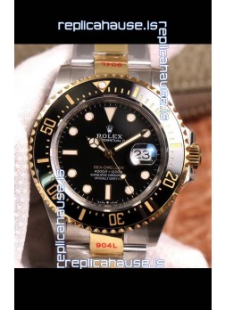 Rolex Sea-Dweller 126603 Swiss Replica Watch 1:1 Mirror Replica in Two Tone Casing 904L Steel 