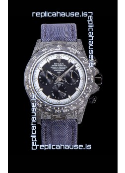 Rolex Daytona DiW Edition "Cream Invert" Forged Cabon Casing 1:1 Mirror Replica